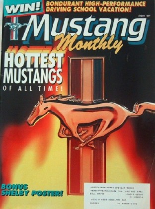 MUSTANG MONTHLY 1991 AUG - GT500 WITH 427s, ROUSH GTO*